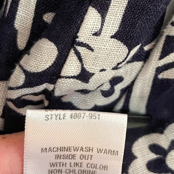 CP Shades navy white print dress - Picture 3 of 3